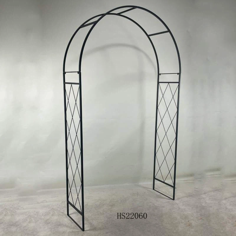 Black Garden Arch Trellis