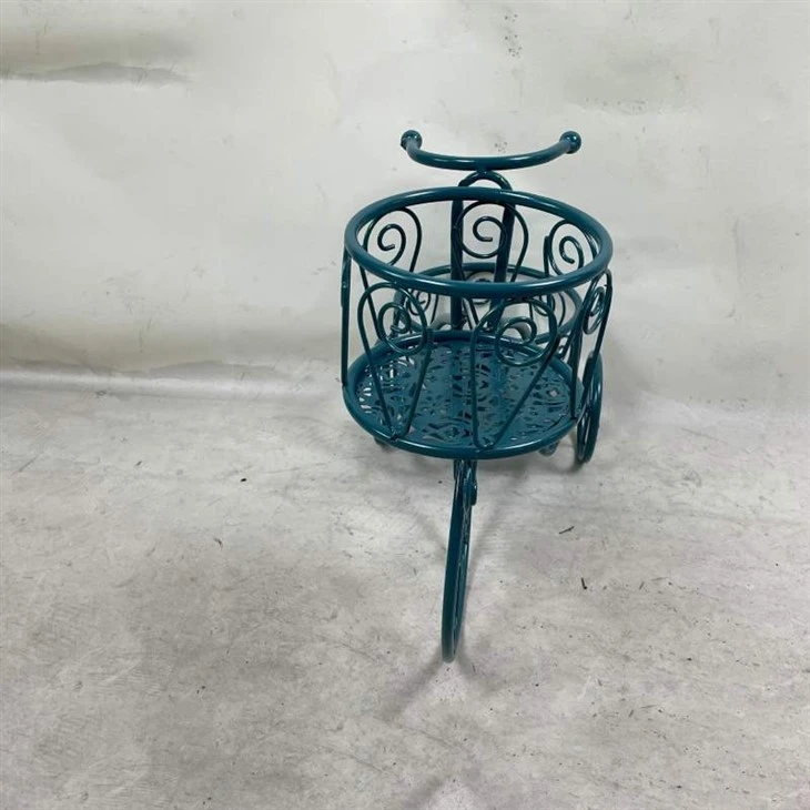 Metal Bicycle Planter