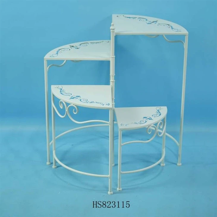 Wrought Iron Corner Plant Stands