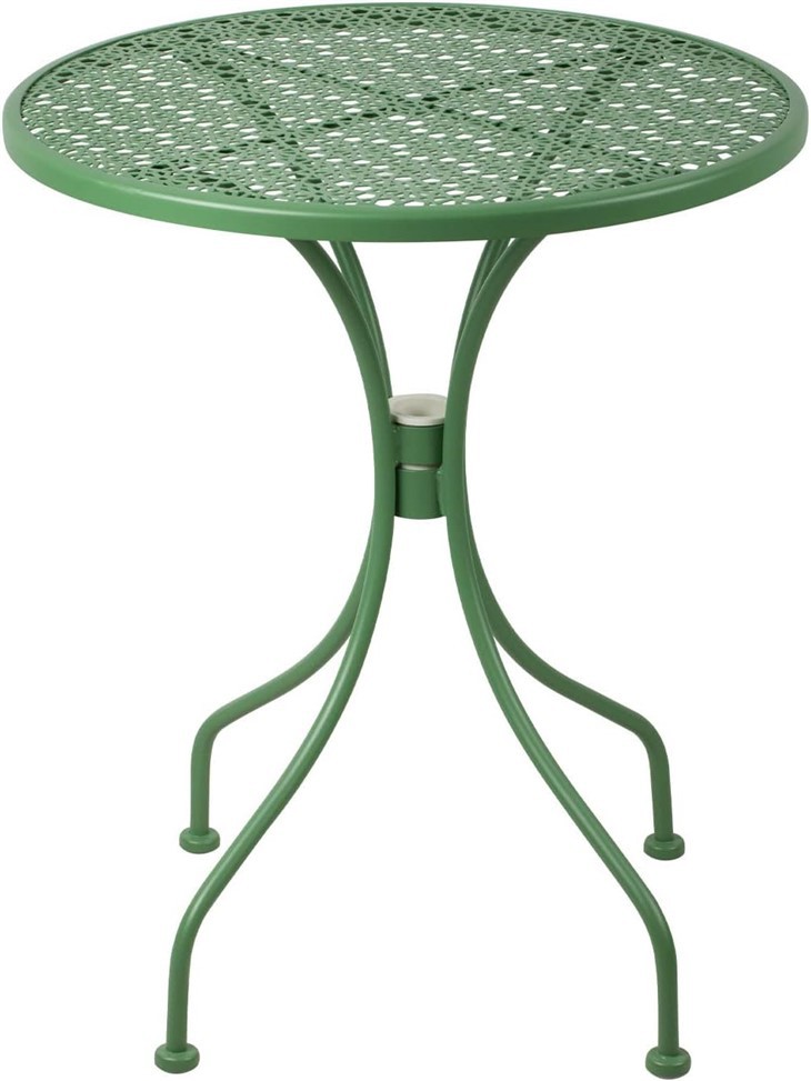 Outdoor And Indoor Steel Round Table Metal Coffee Table
