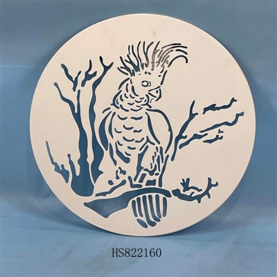 Pájaro de metal para colgar en la pared